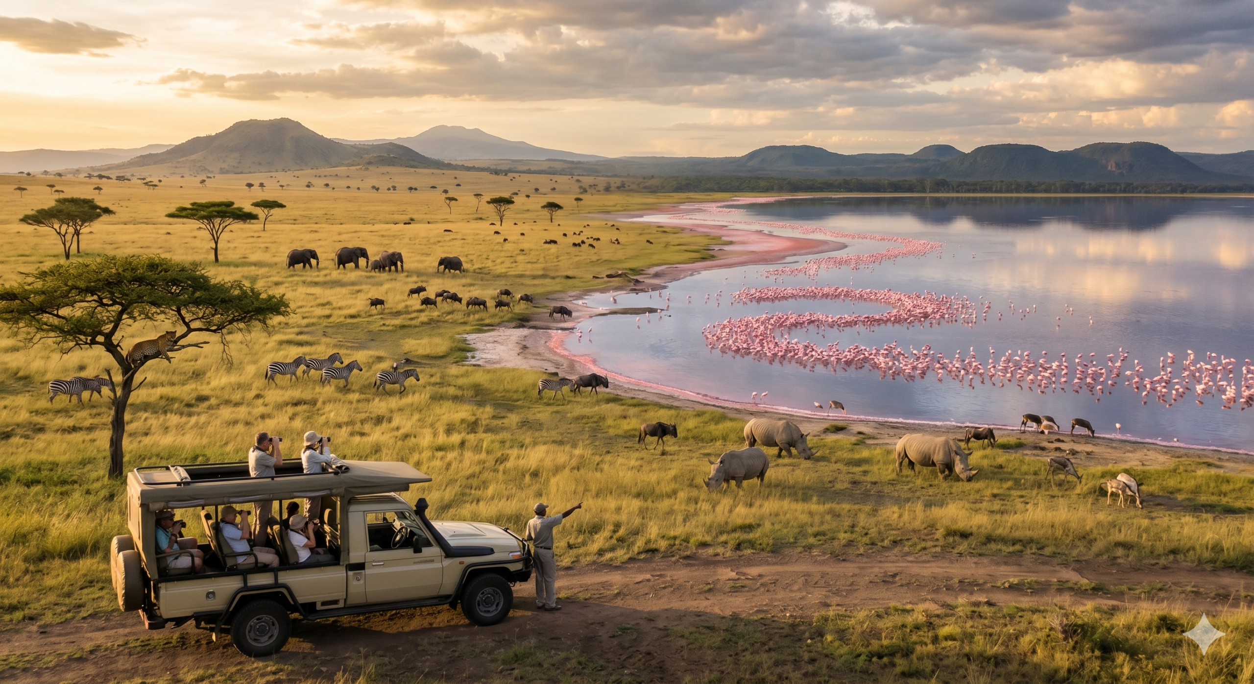 4 DAYS KENYA SAFARI: 2 NIGHTS MASAI MARA RESERVE & 1 NIGHT LAKE NAKURU NATIONAL PARK