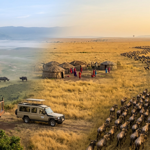 6 DAYS TANZANIA SAFARI: 2 NIGHTS KARATU/ 2 NIGHTS SERENGETI/ 1 NIGHT MANYARA
